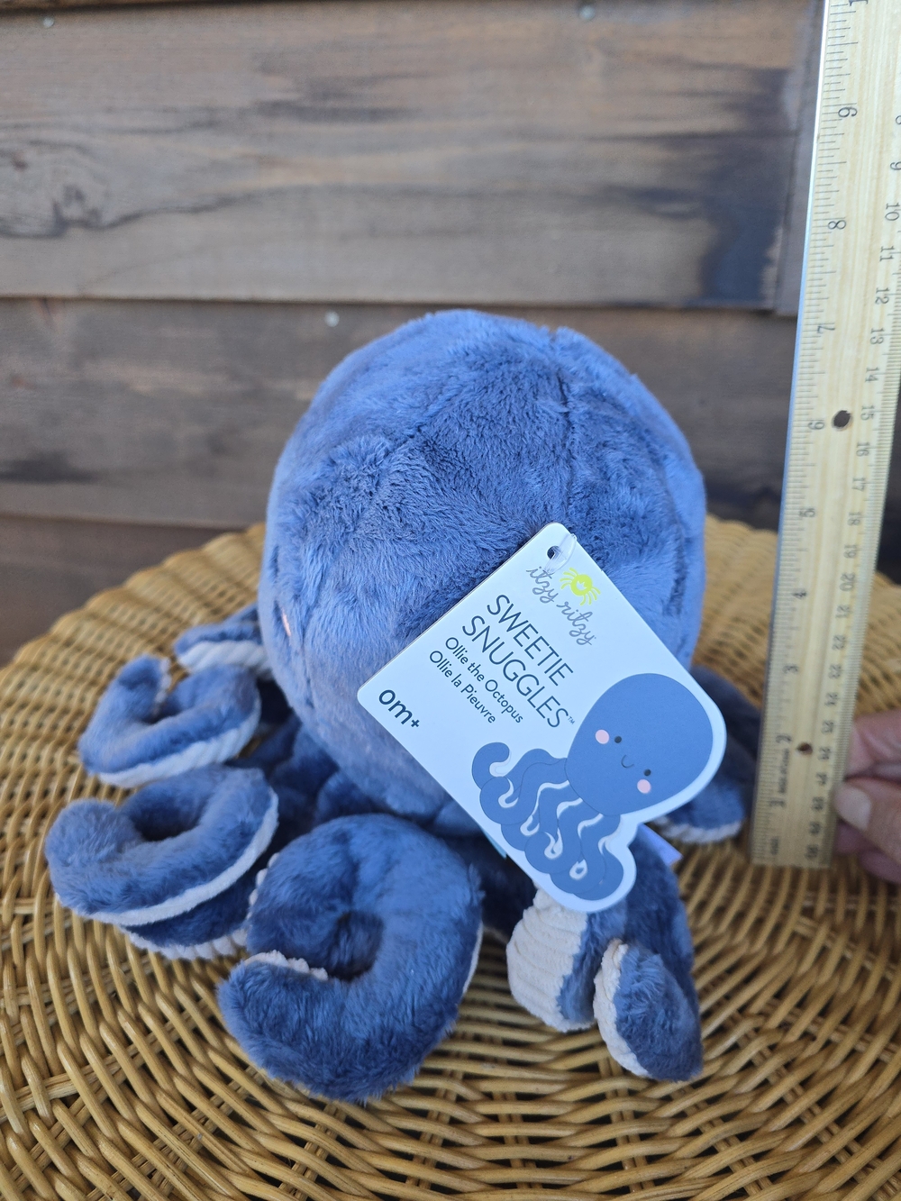 NWT Itzy Ritzy Ollie The Blue Plush Octopus - Picture 2 of 6